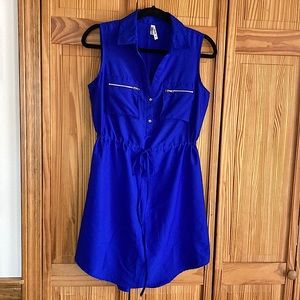 Live 4 Truth Shirt Dress Royal Blue Size Medium